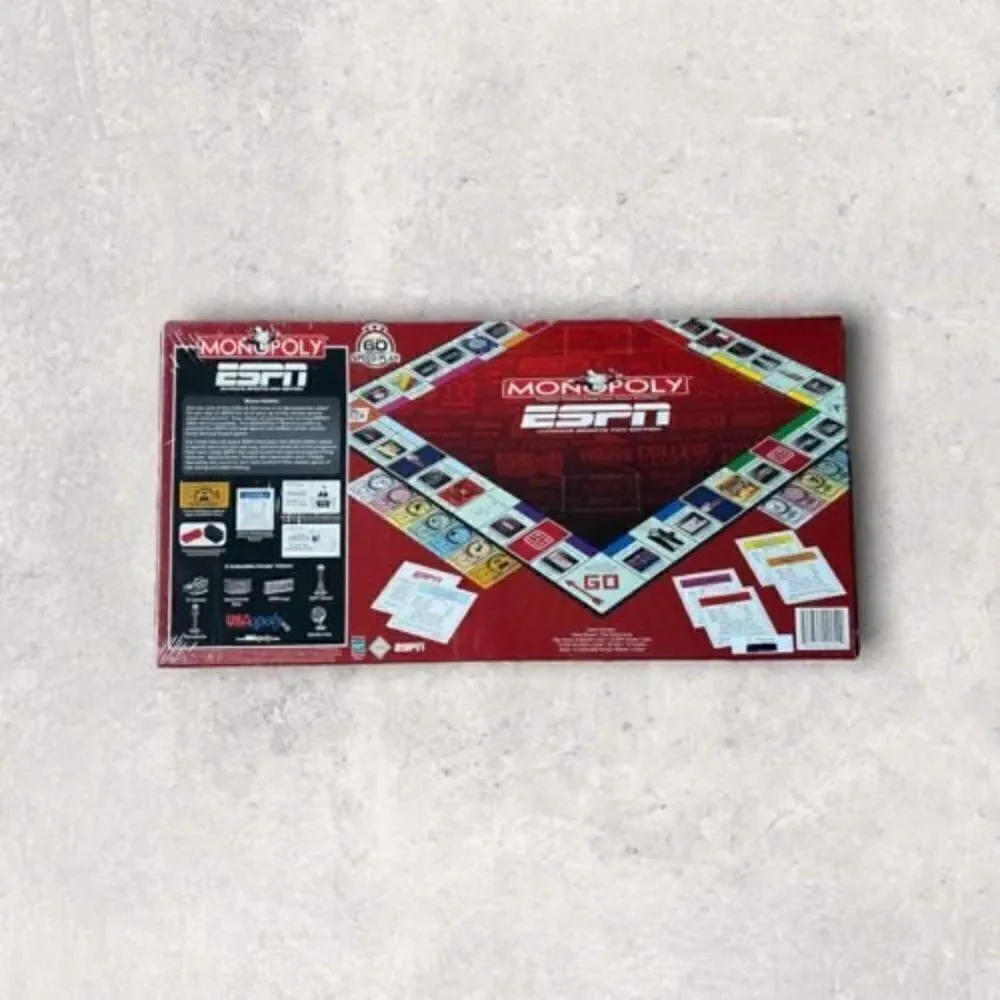 2006 ESPN Monopoly Board Game NEW SEALED Ultimate Sports Fan Collectors Edition